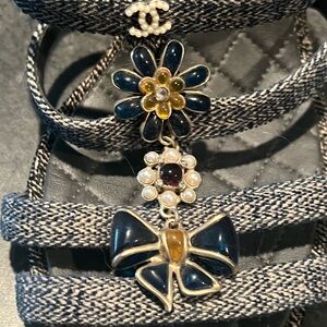 Chanel embellished sandals